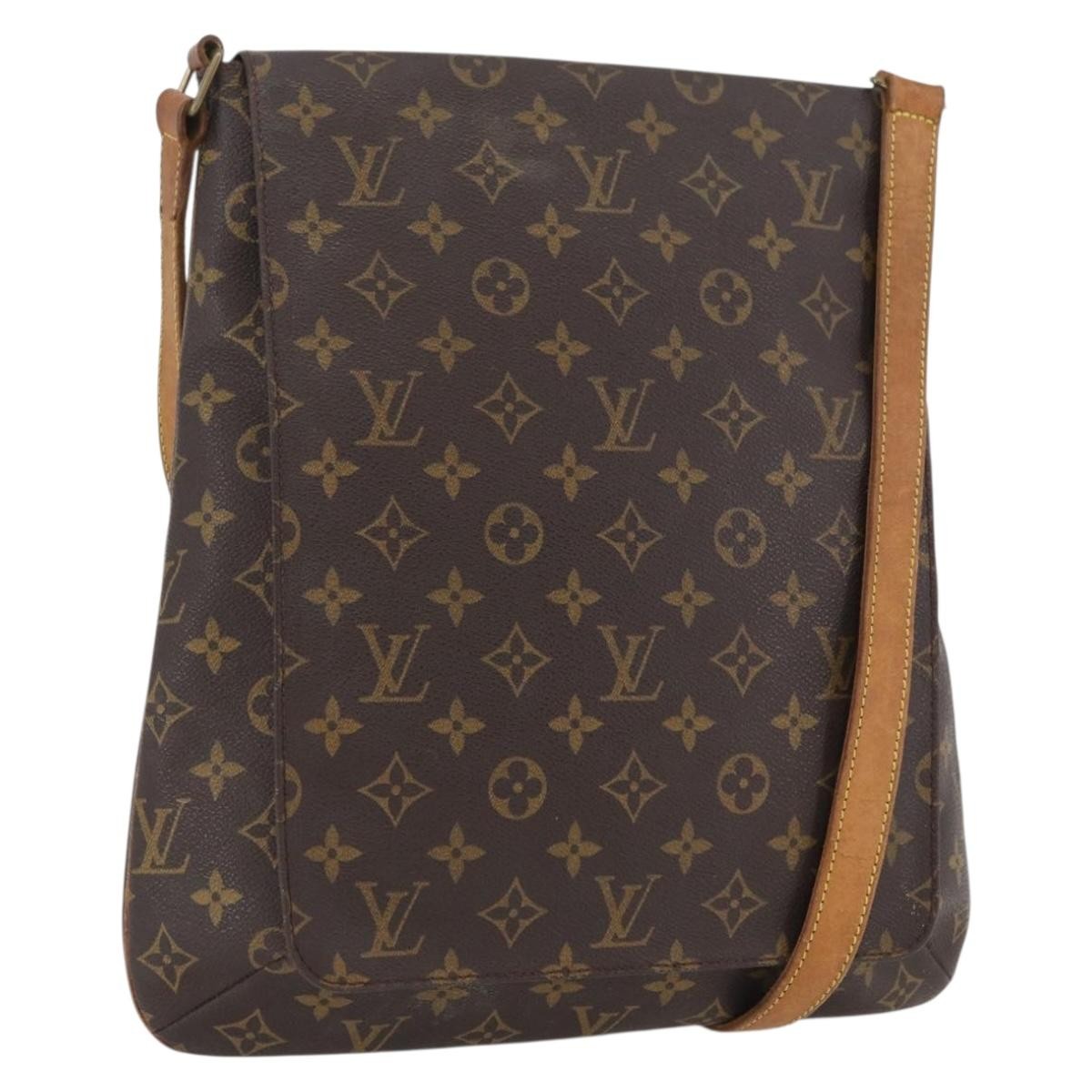 Louis Vuitton Musette Salsa Handbag Monogram Canvas Brown Canvas Shoulder Bag