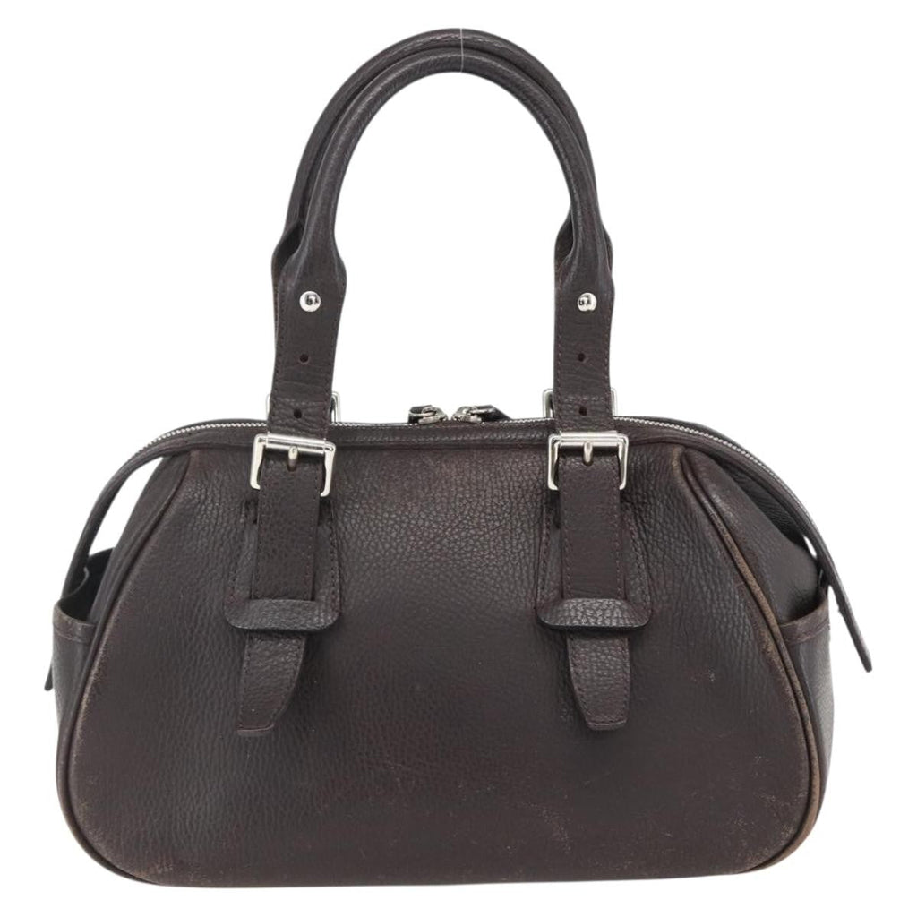 Burberry Vintage Handbag Leather Brown Leather Handbag