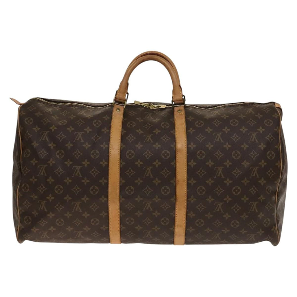 Louis Vuitton Keepall Bag Monogram Canvas Brown Canvas Bag