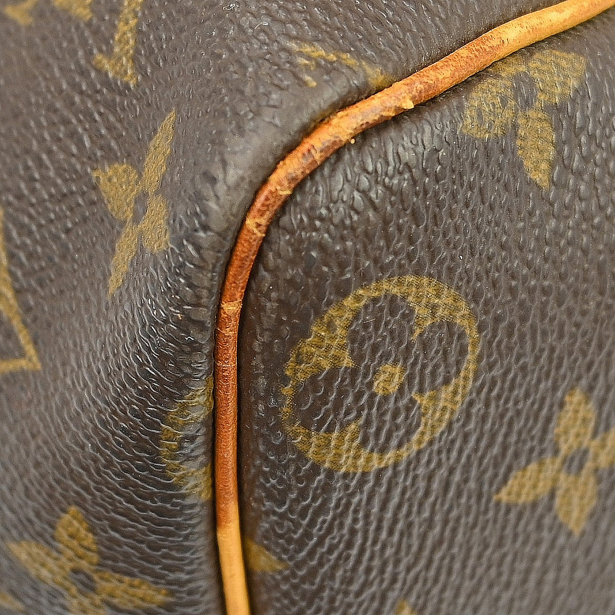 Louis Vuitton Keepall Bag Monogram Canvas Brown Canvas Travel Bag