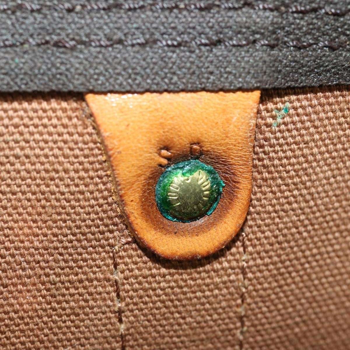 Louis Vuitton Keepall Bag Monogram Canvas Brown Canvas Travel Bag