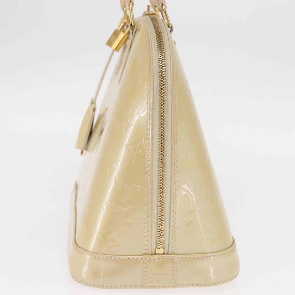 Louis Vuitton Alma Handbag Monogram Vernis Pink Patent_Leather Handbag