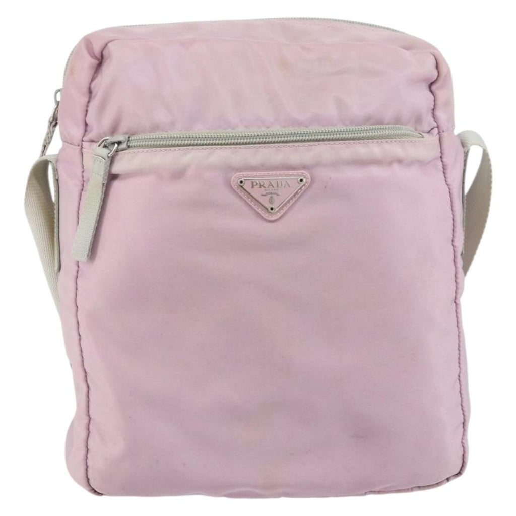 Prada Vintage Shoulder Bag Tessuto Pink Nylon Shoulder Bag Bag