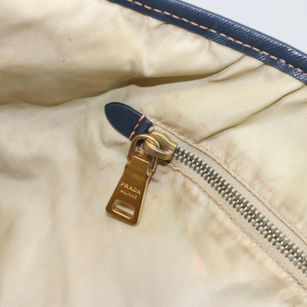 Prada Vintage Tote Tessuto Navy Nylon Tote Bag Bag