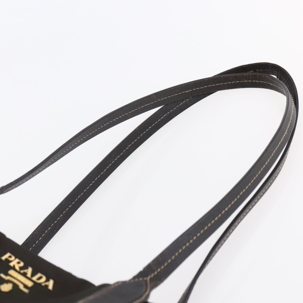 Prada Open Tote Tessuto Khaki Nylon Tote Bag Bag