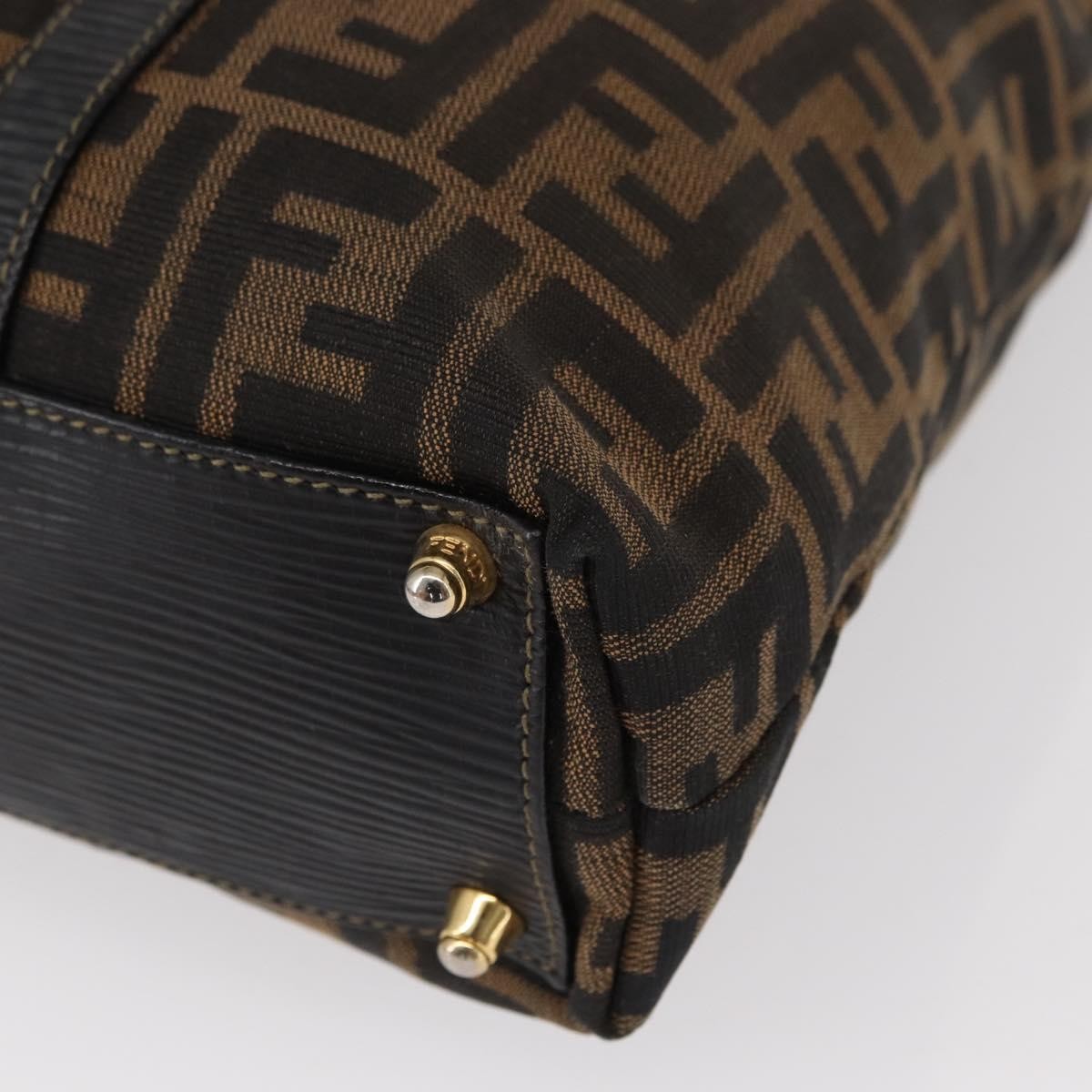 Fendi Zucca Tote Bag Canvas Black Canvas Tote Bag Bag