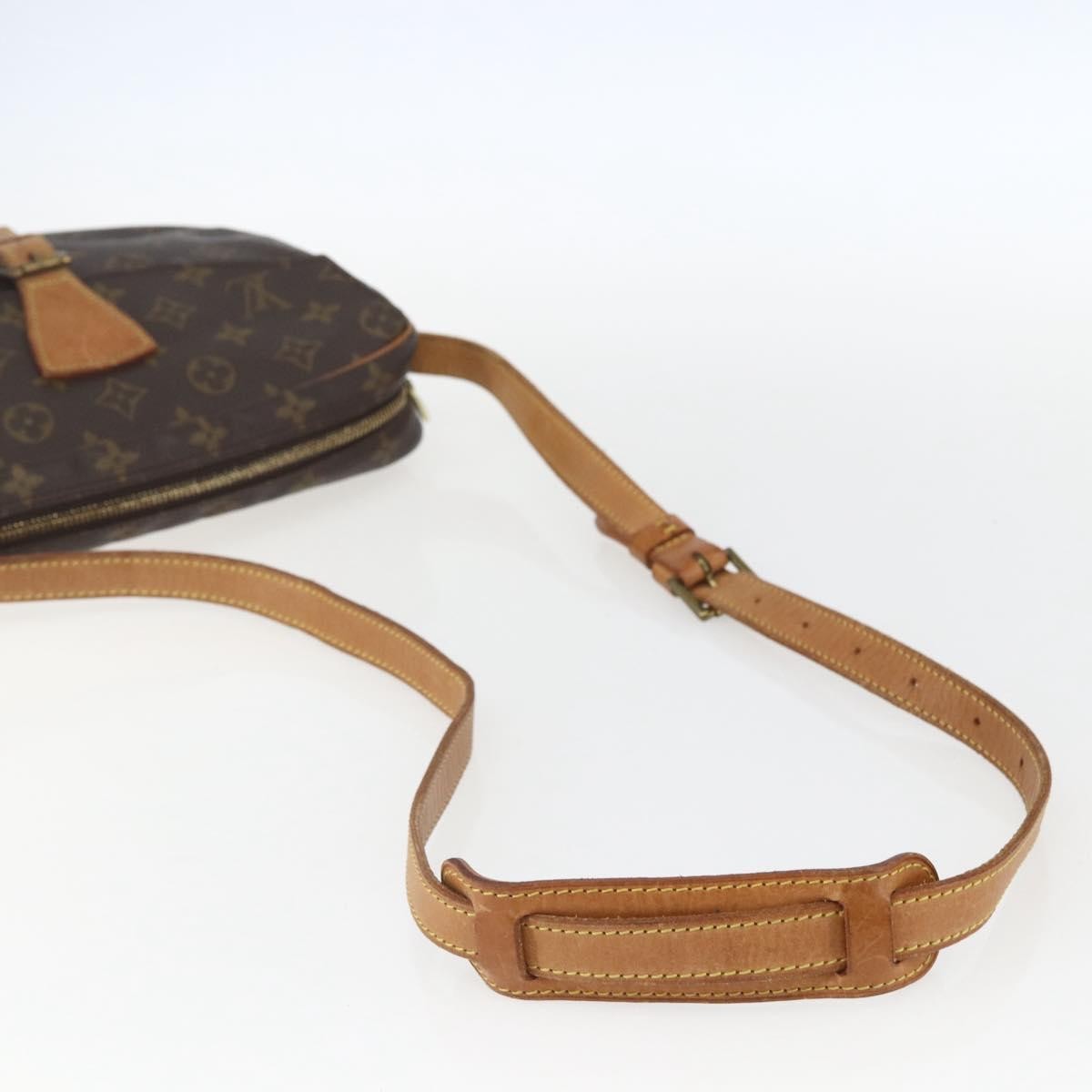Louis Vuitton Jeune Fille Handbag Monogram Canvas Brown Canvas Shoulder Bag