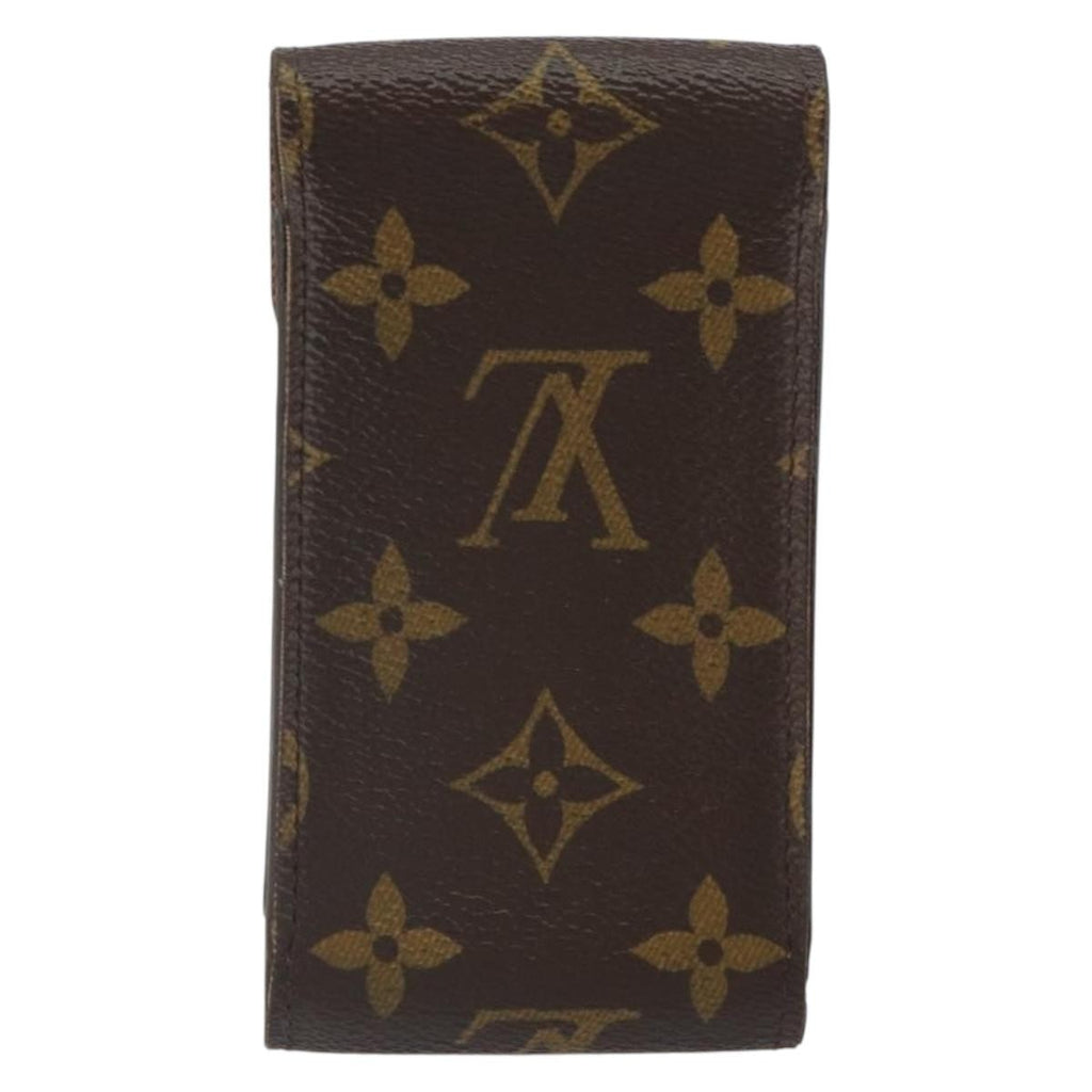 Louis Vuitton Etui Cigarette Case Monogram Canvas Brown Canvas Wallets Accessory