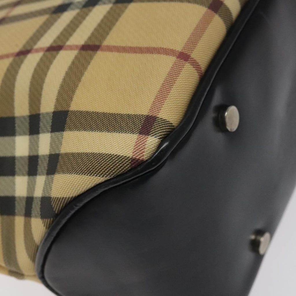 Burberry Nova Check Handbag Nova Check Canvas And Leather Beige Canvas Handbag