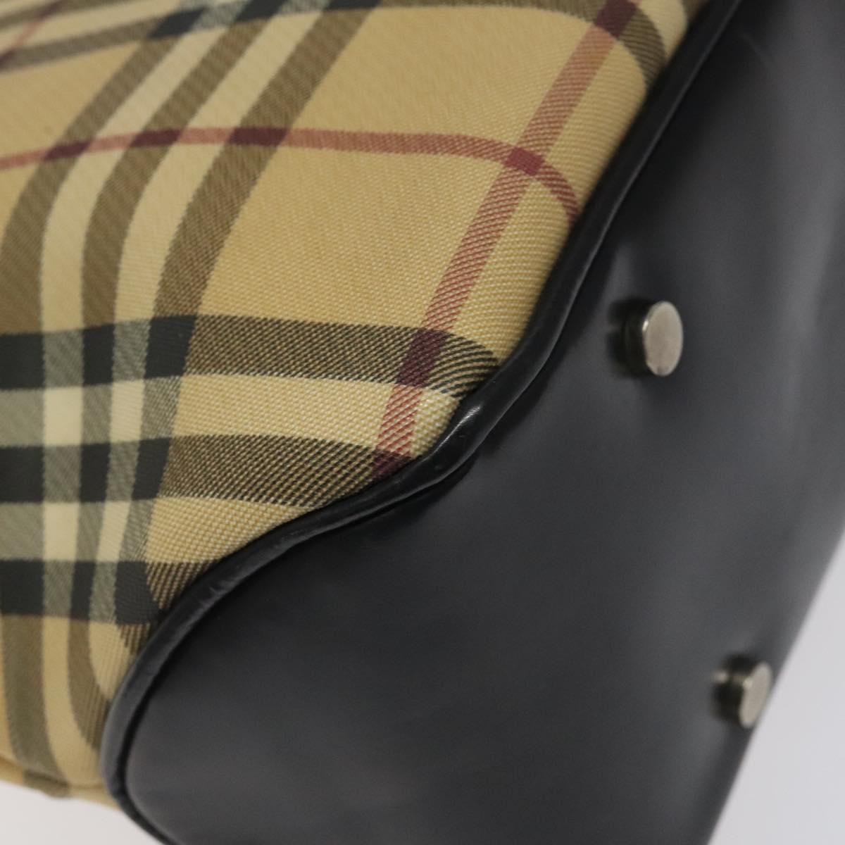 Burberry Nova Check Handbag Nova Check Canvas And Leather Beige Canvas Handbag