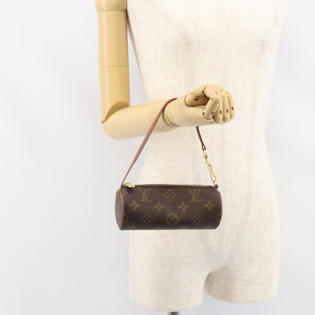 Louis Vuitton Papillon Pochette Monogram Canvas Brown Canvas Clutche & Pouche Bag