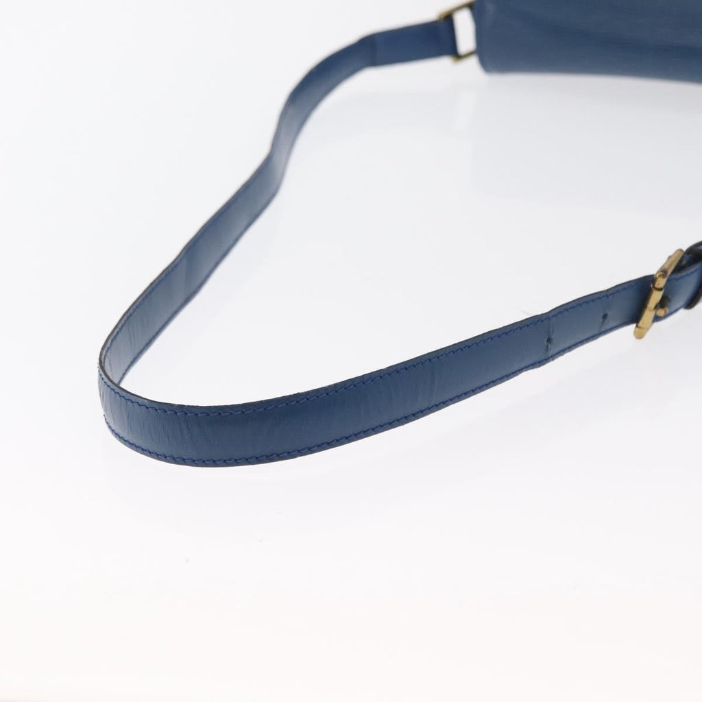 Louis Vuitton Saint Cloud Handbag Epi Leather Blue Leather Shoulder Bag