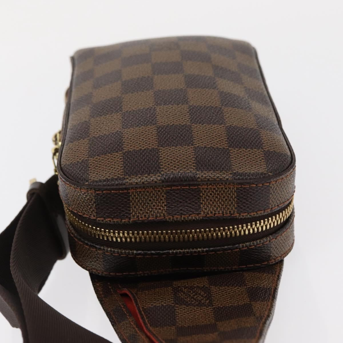 Louis Vuitton Geronimos Waist Bag Damier Brown Canvas Shoulder Bag