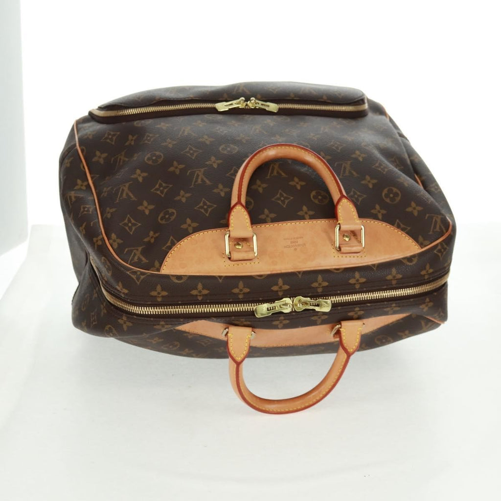 Louis Vuitton Evasion Travel Bag Monogram Canvas Brown Canvas Travel Bag