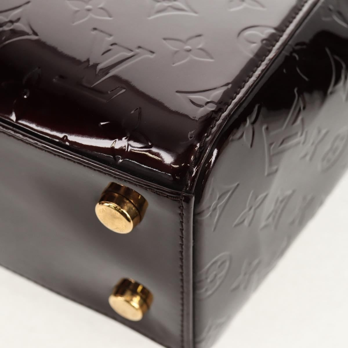Louis Vuitton Brea Handbag Monogram Vernis Burgundy Patent_Leather Handbag