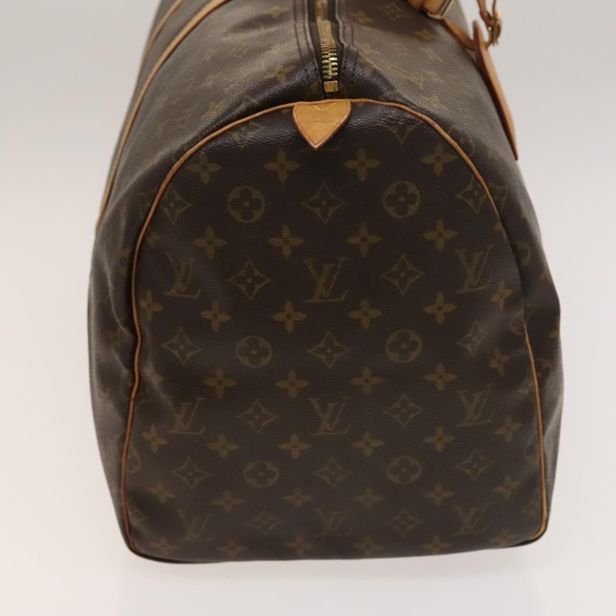 Louis Vuitton Keepall Bag Monogram Canvas Brown Canvas Travel Bag