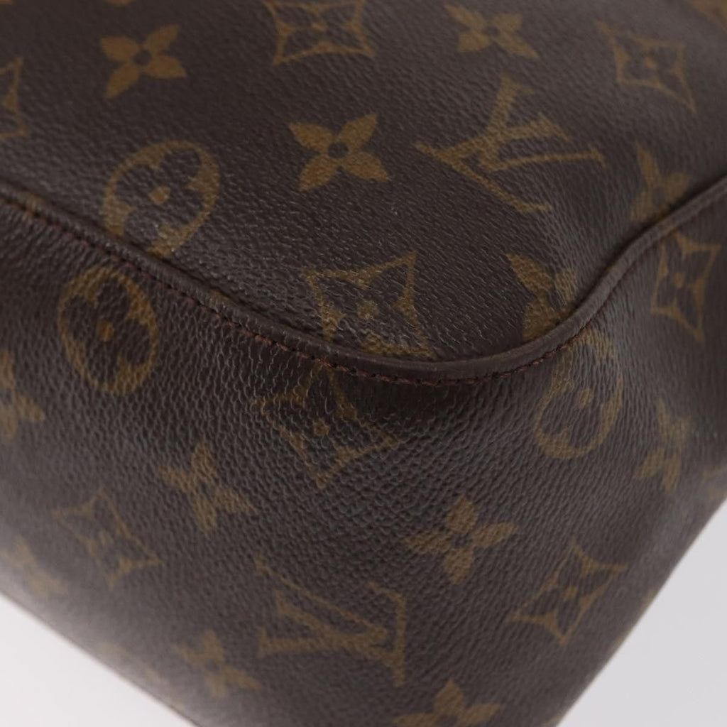 Louis Vuitton Monogram Looping Handbag Monogram Canvas Brown Canvas Shoulder Bag