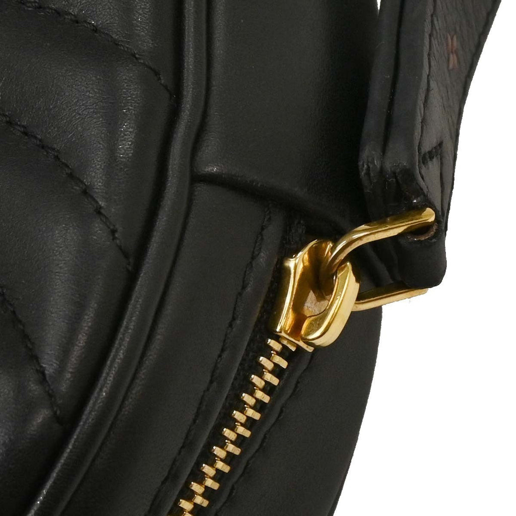 Louis Vuitton New Wave Heart Crossbody Bag Quilted Leather Black Leather Crossbody Bag