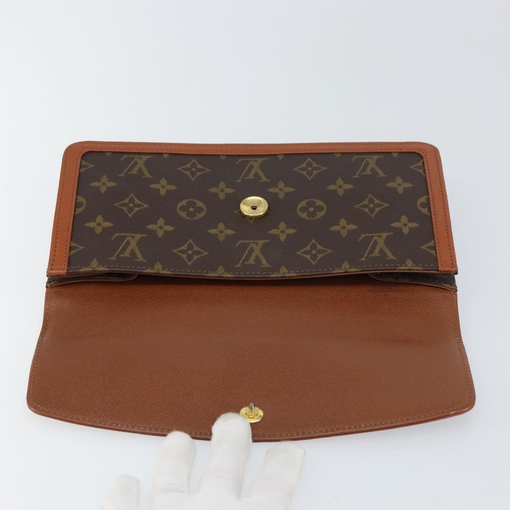 Louis Vuitton Dame Pochette Monogram Canvas Brown Canvas Clutche & Pouche Bag