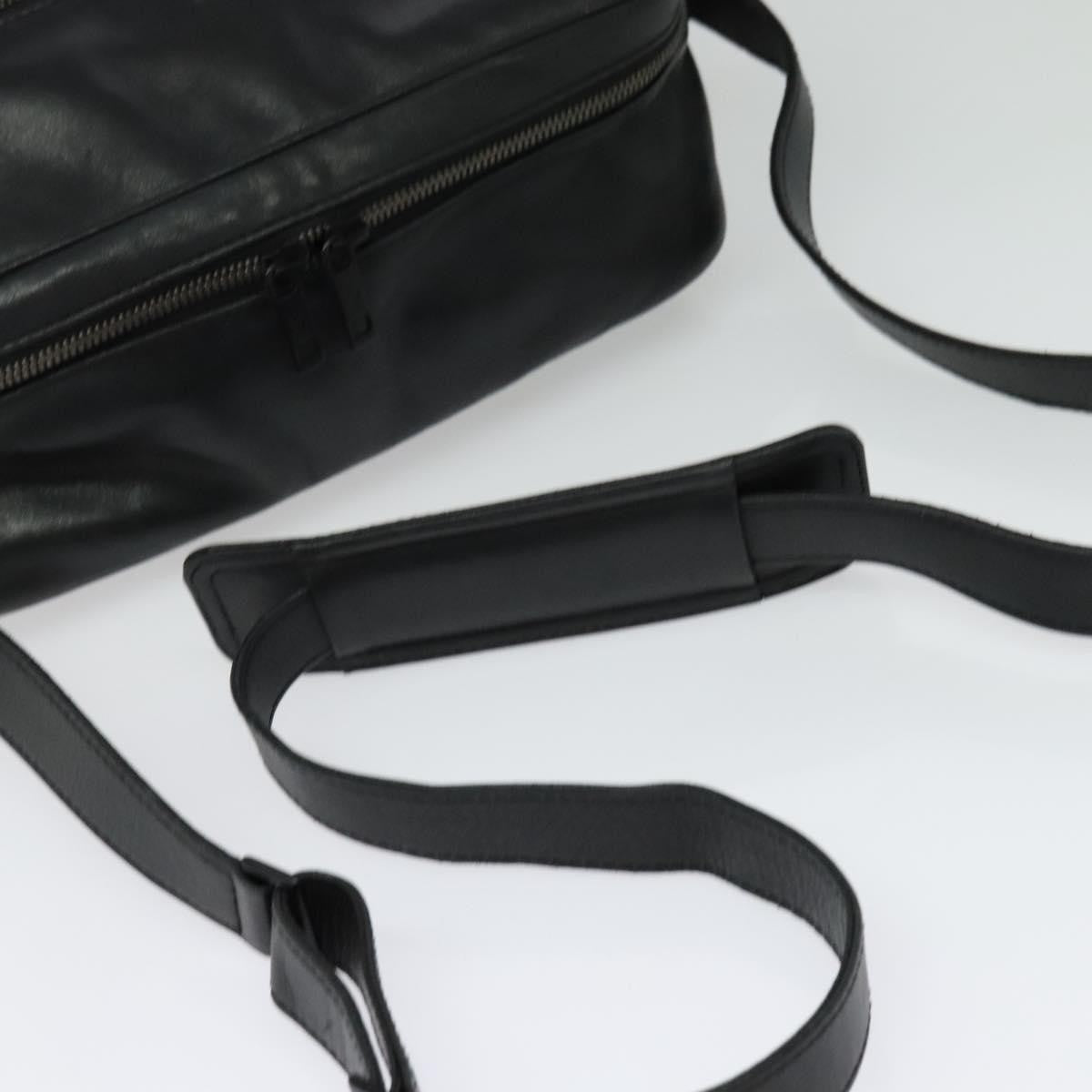 Louis Vuitton Clarkson Messenger Bag Monogram Shadow Leather Black Leather Bag
