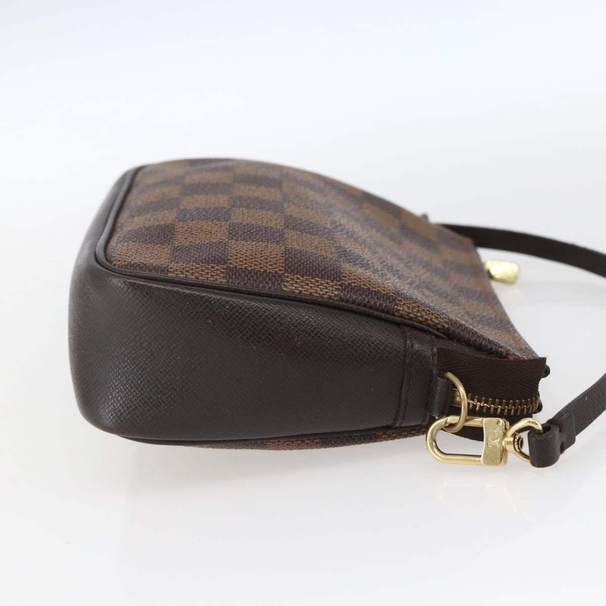 Louis Vuitton Trousse Make Up Bag Damier Brown Canvas Clutche & Pouche Bag