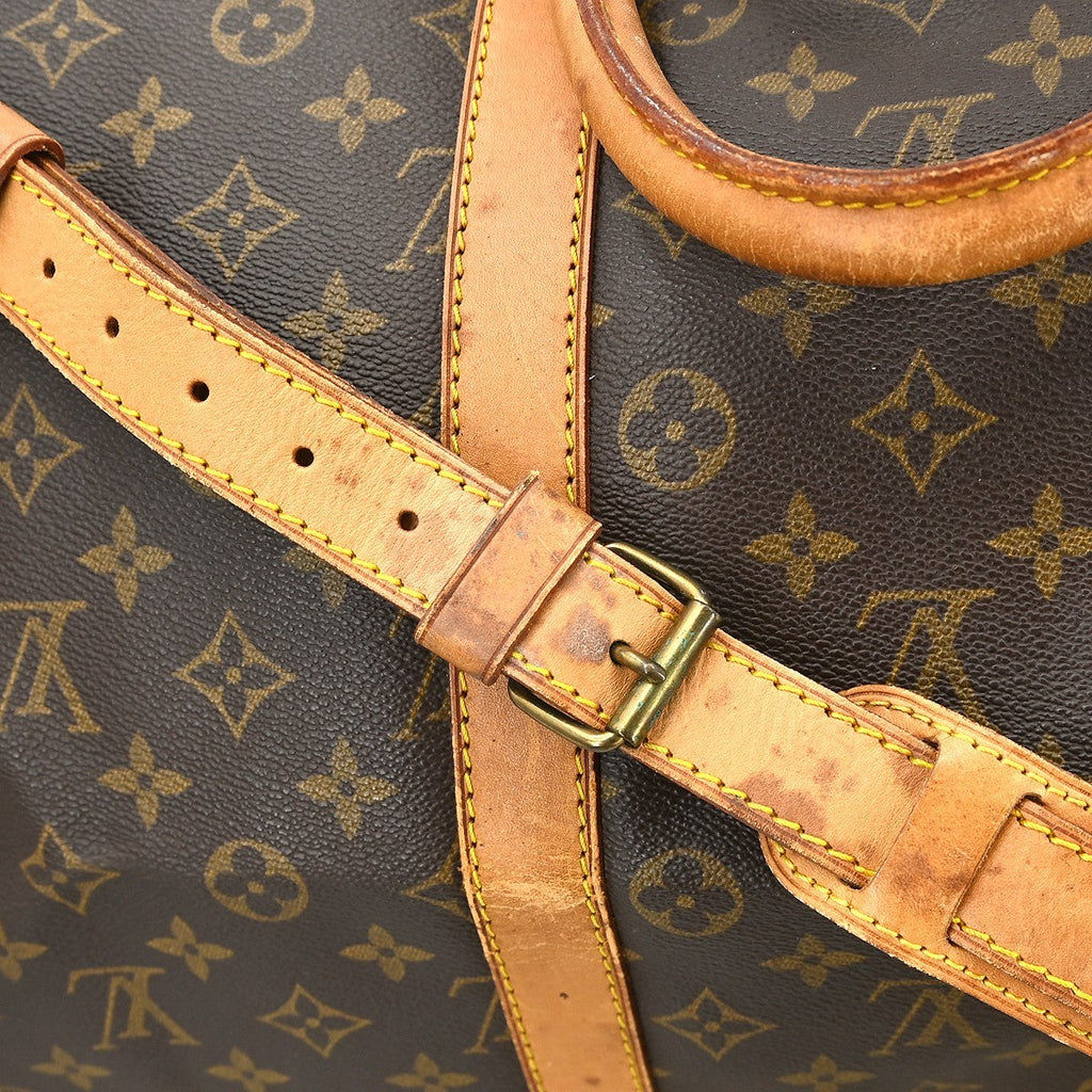 Louis Vuitton Keepall Bandouliere Bag Monogram Canvas Brown Canvas Travel Bag