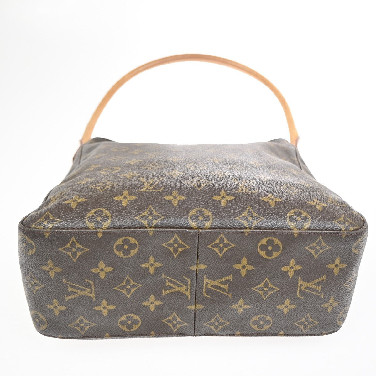 Louis Vuitton Monogram Looping Handbag Monogram Canvas Brown Canvas Shoulder Bag
