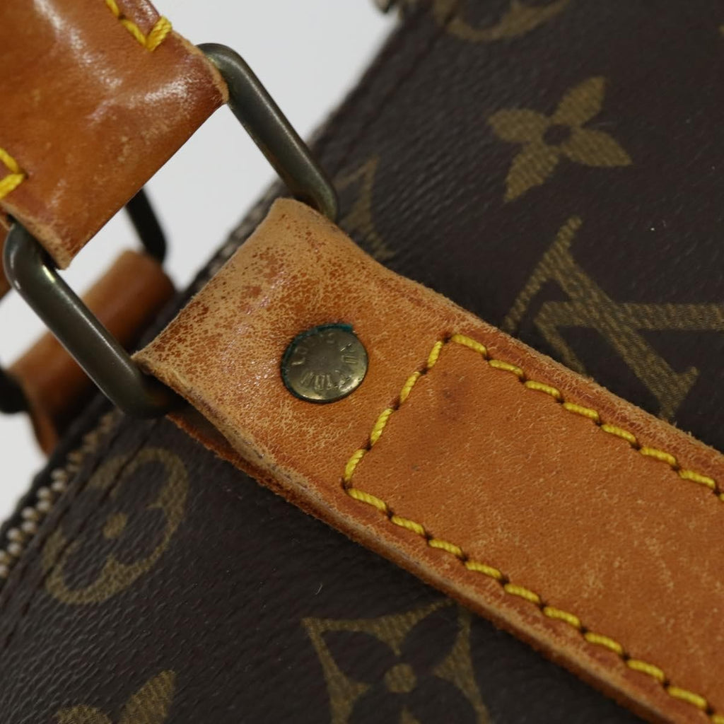 Louis Vuitton Keepall Bag Monogram Canvas Brown Canvas Travel Bag