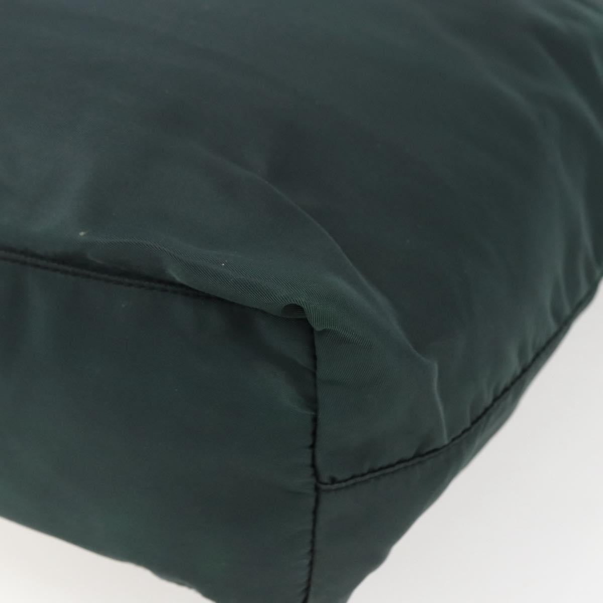 Prada Vintage Zip Tote Tessuto Green Nylon Tote Bag Bag