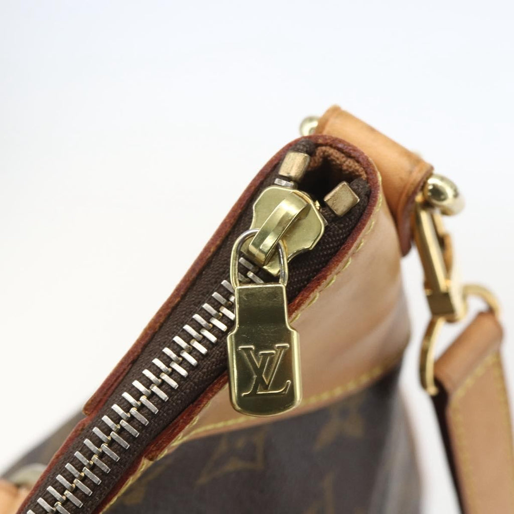 Louis Vuitton Odeon Handbag Monogram Canvas Brown Canvas Shoulder Bag