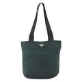 Prada Vintage Zip Tote Tessuto Green Nylon Tote Bag Bag