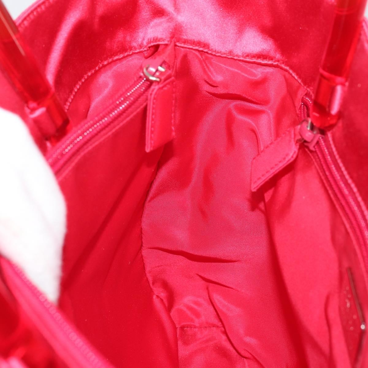 Prada Vintage Handbag Satin Red Satin Handbag