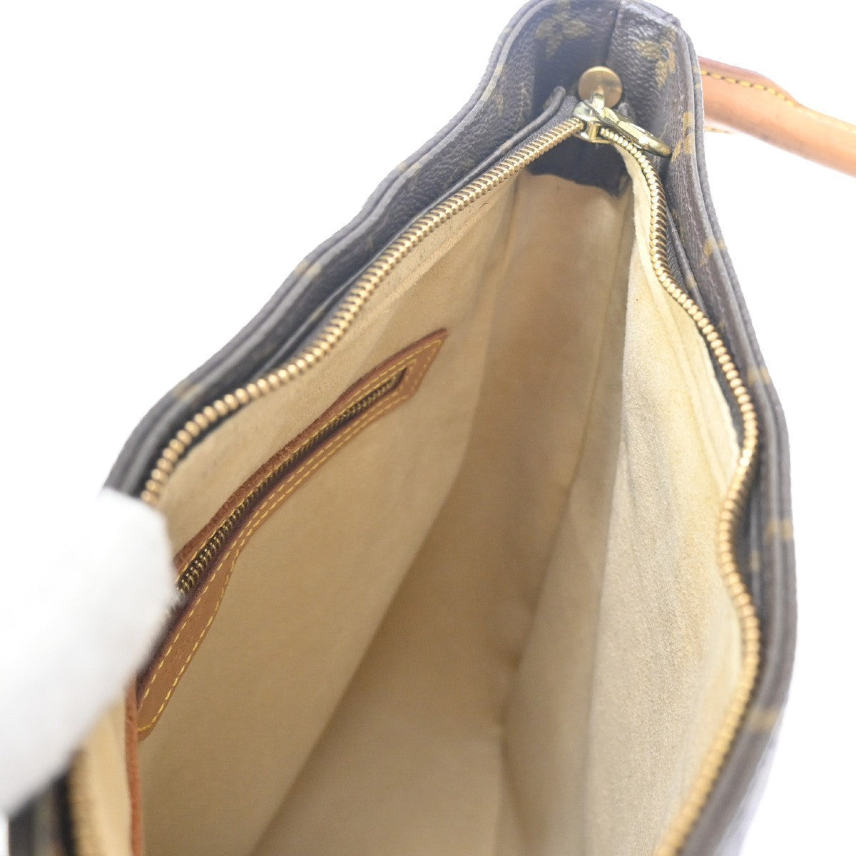 Louis Vuitton Monogram Looping Handbag Monogram Canvas Brown Canvas Shoulder Bag