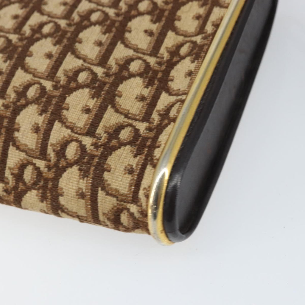 Christian Dior Trotter Shoulder Bag Canvas Brown Canvas Shoulder Bag Bag (Pre-Owned)