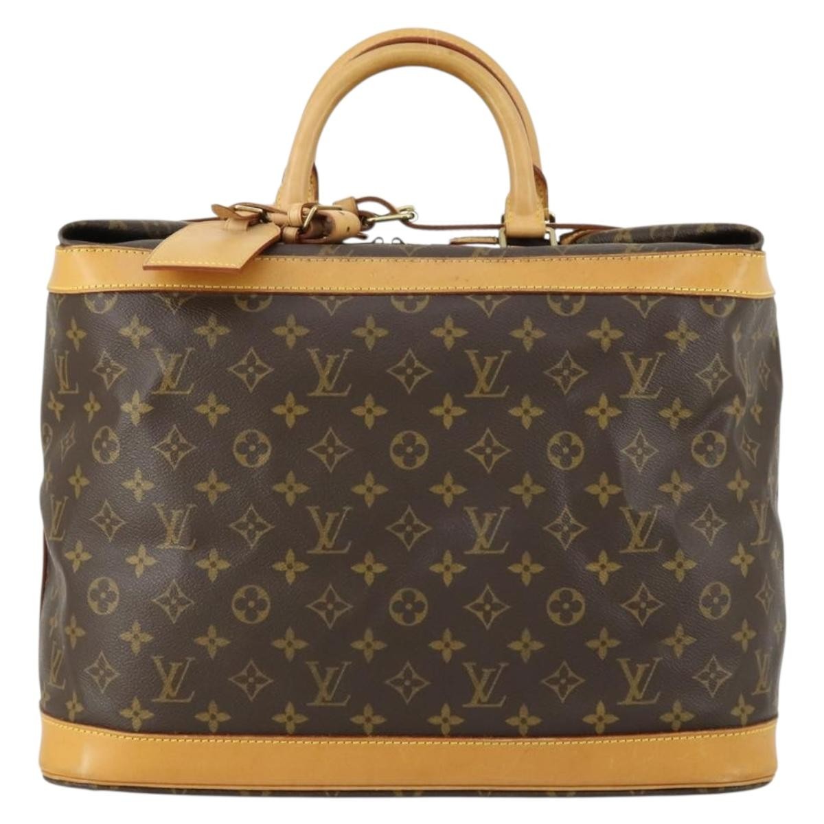 Louis Vuitton Cruiser Handbag Monogram Canvas Brown Canvas Travel Bag