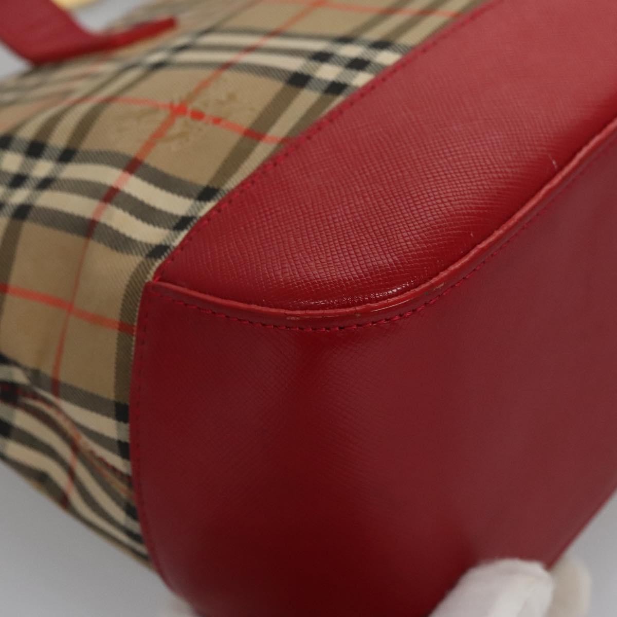Burberry Nova Check Handbag Nova Check Canvas And Leather Beige Canvas Handbag