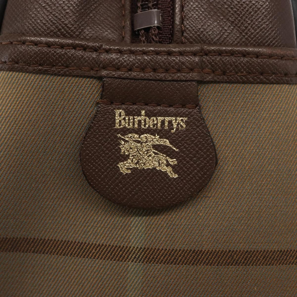 Burberry Nova Handbag Canvas Beige Canvas Handbag