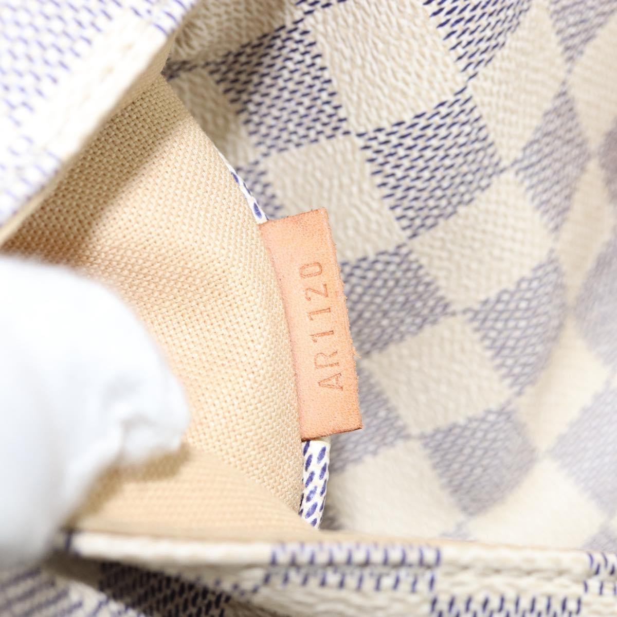 Louis Vuitton Totally Handbag Damier Azur Blue Canvas Tote Bag