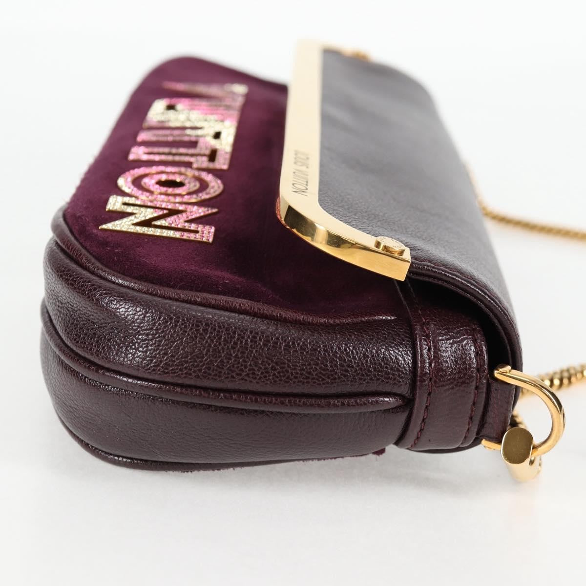 Louis Vuitton Avant Garde Pochette Leather With Suede Brown Leather Bag