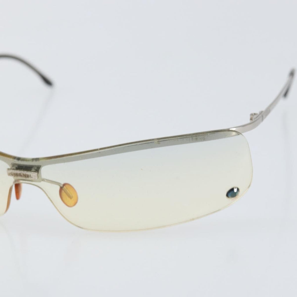 Chanel Logo Cc Sunglasses Metal Silver Metal Sunglasse Accessory