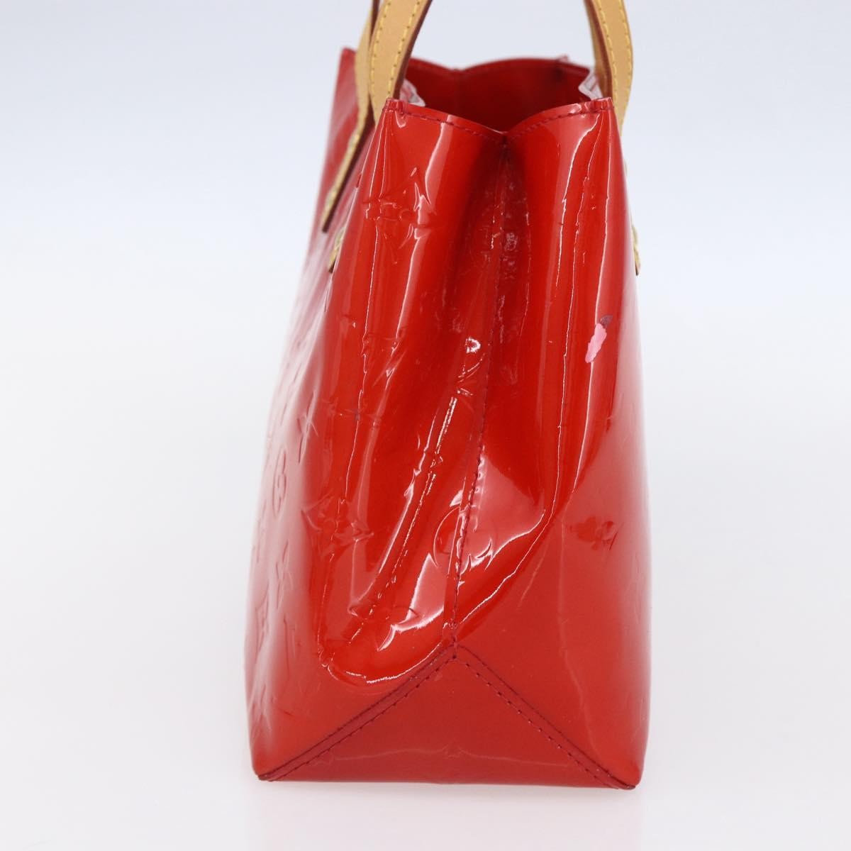 Louis Vuitton Reade Handbag Monogram Vernis Red Patent_Leather Handbag