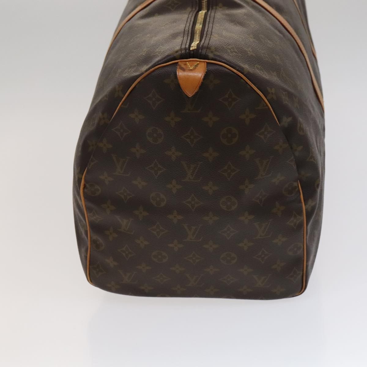 Louis Vuitton Keepall Bag Monogram Canvas Brown Canvas Travel Bag