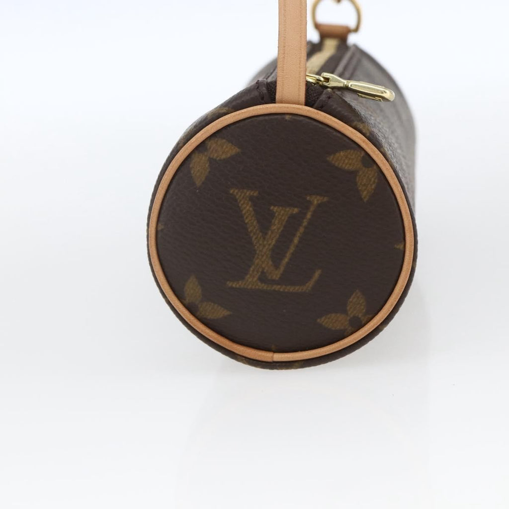 Louis Vuitton Papillon Pochette Monogram Canvas Brown Canvas Clutche & Pouche Bag