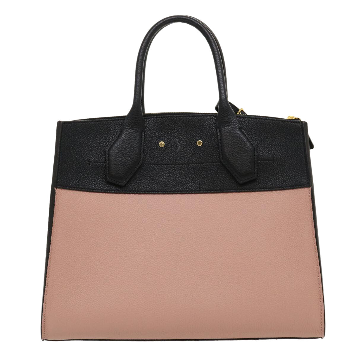 Louis Vuitton City Steamer Handbag Leather Pink Leather Bag