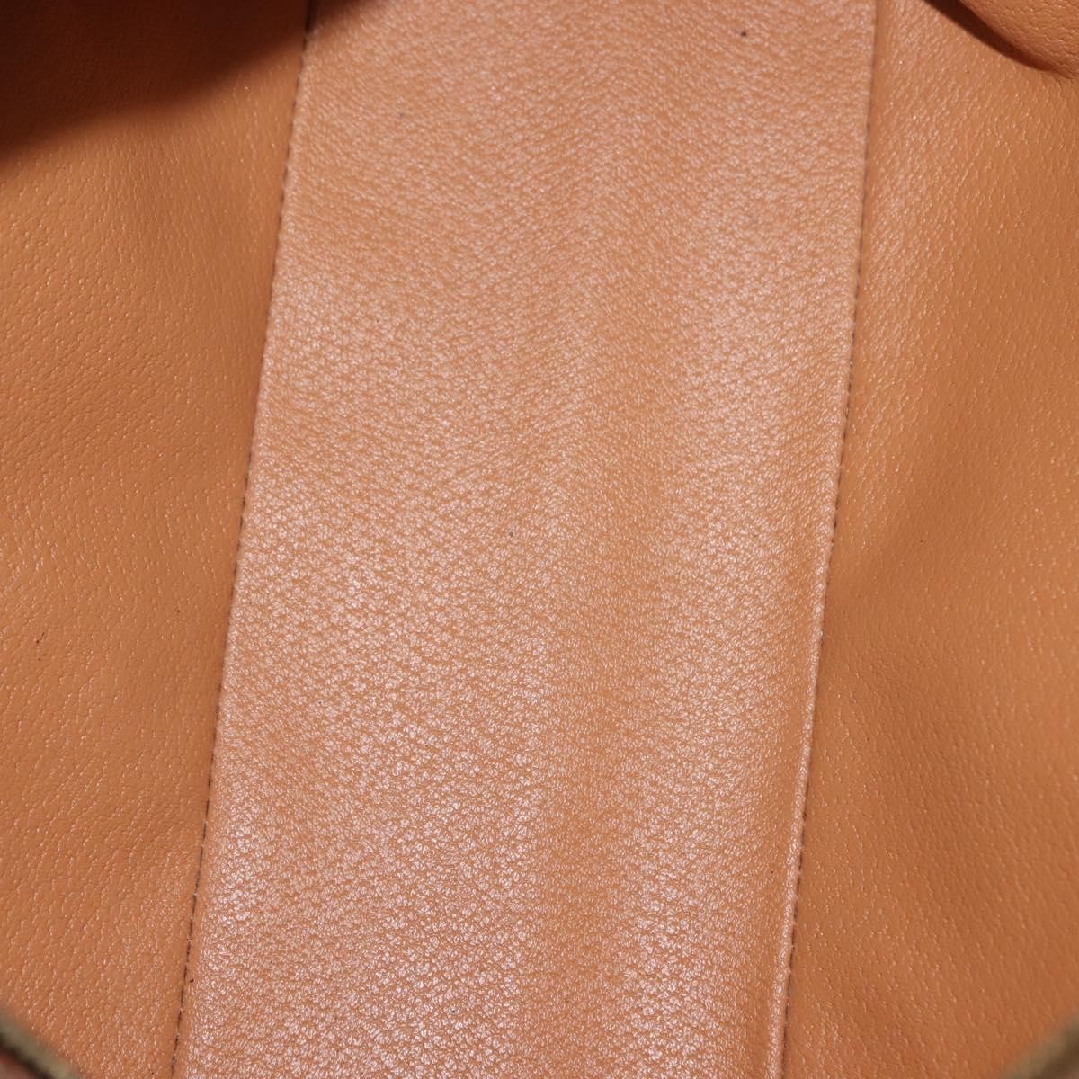 Celine Vintage Macadam Handbag Canvas And Leather Brown Canvas Handbag