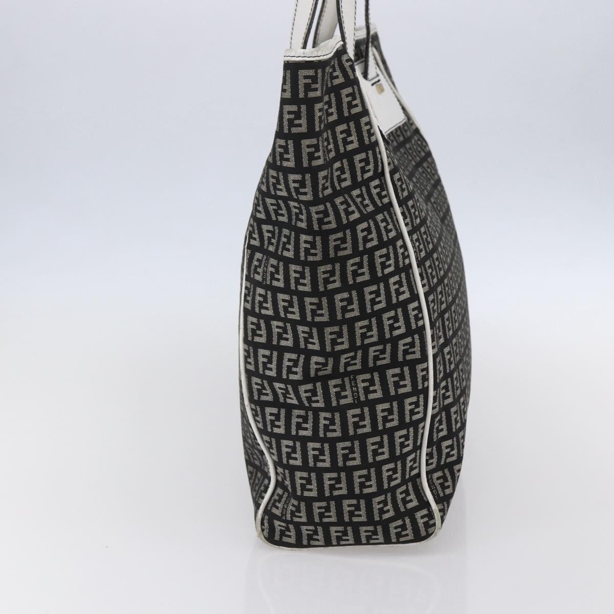 Fendi Zucca Tote Bag Canvas Black Canvas Tote Bag Bag