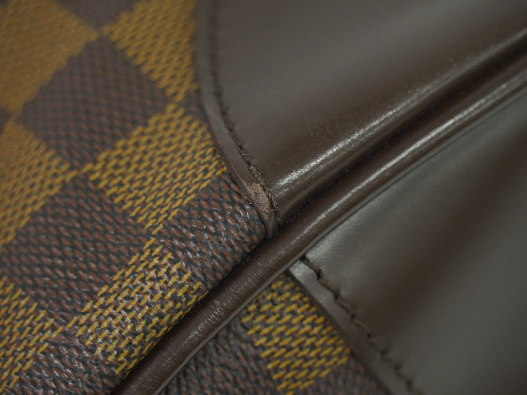 Louis Vuitton Berkeley Handbag Damier Brown Canvas Handbag