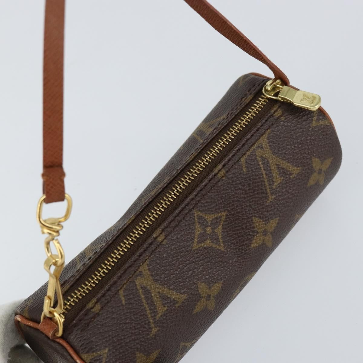 Louis Vuitton Papillon Pochette Monogram Canvas Brown Canvas Clutche & Pouche Bag