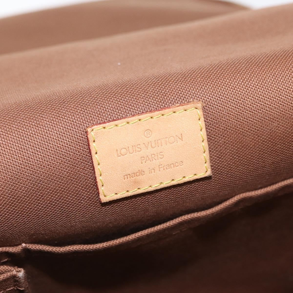 Louis Vuitton Bosphore Messenger Bag Monogram Canvas Brown Canvas Shoulder Bag