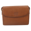 Burberry Vintage Shoulder Bag Leather Brown Leather Shoulder Bag